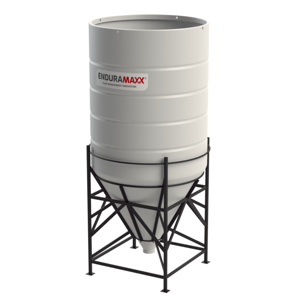 8,000 Litre 60 Degree Open Top Cone Tank with Frame