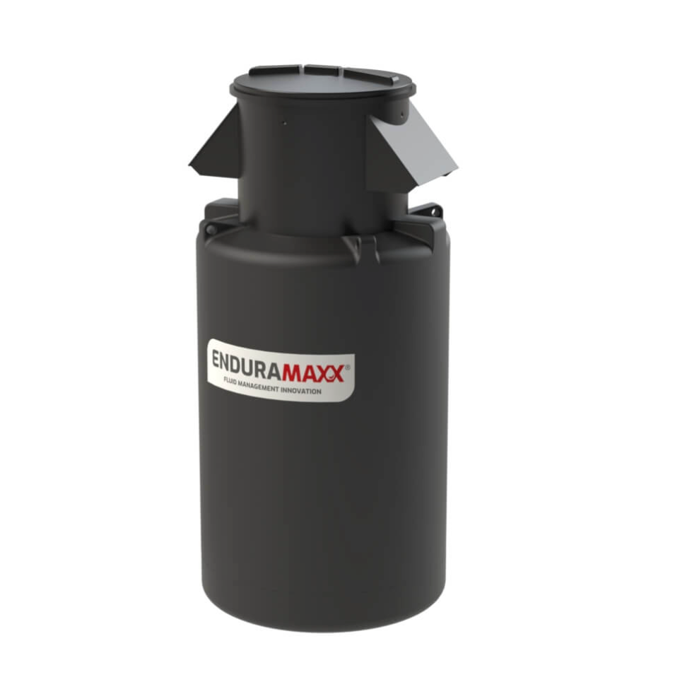 825 Litre Vertical Tank with Turret with AB air gap weir for up to 25mm inlet