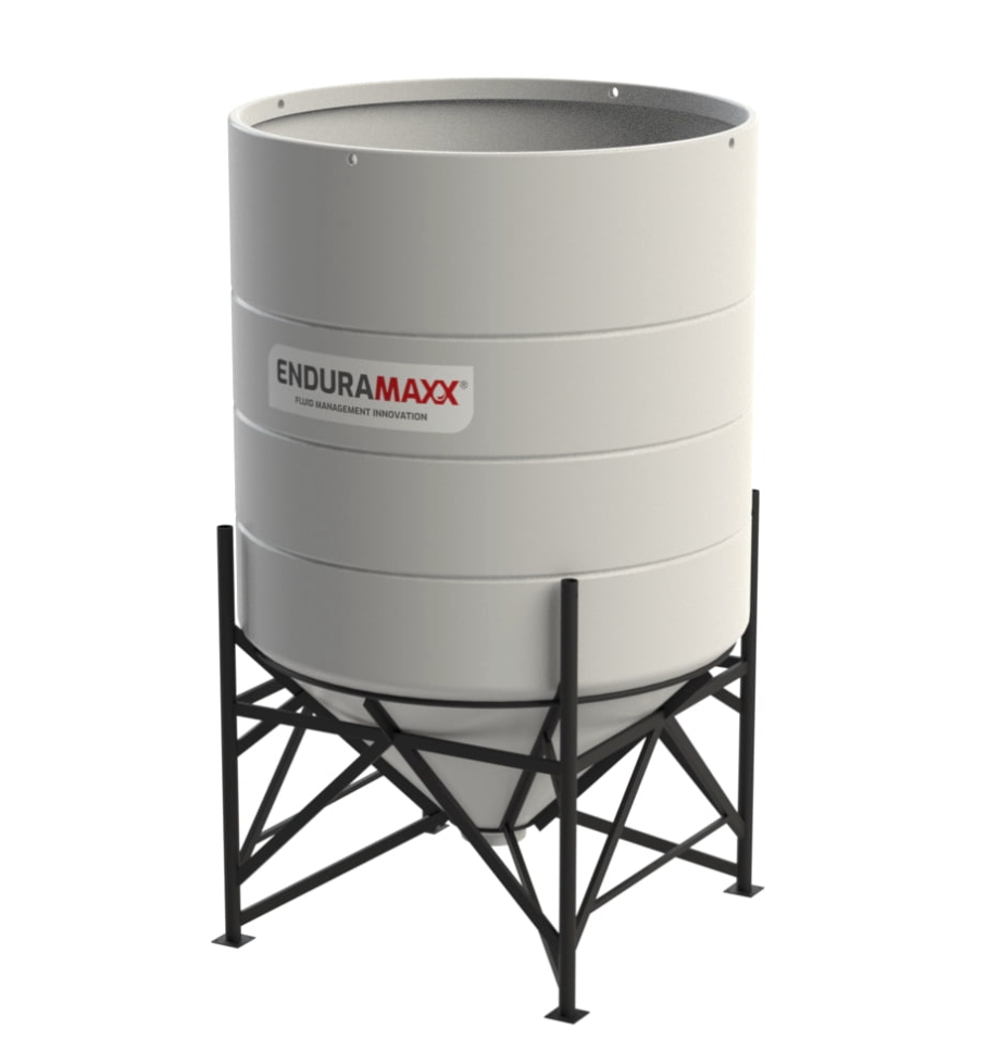 5,900 Litre 45 Degree Open Top Cone Tank No Frame