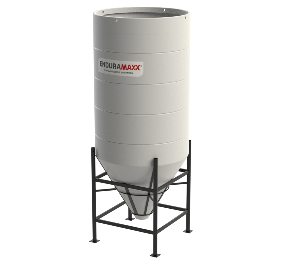 3,650 Litre 60 Degree Open Top Cone Tank No Frame