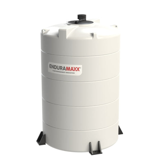 3,000 Litre Vertical Liquid Fertiliser Tank with 4" Mushroom Vent & Bolt Down Feet