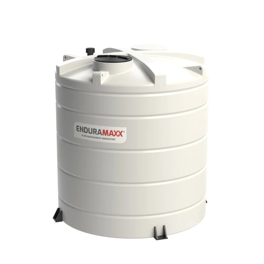 12,500 Litre Vertical Liquid Fertiliser Tank with 4" Mushroom Vent & Bolt Down Feet