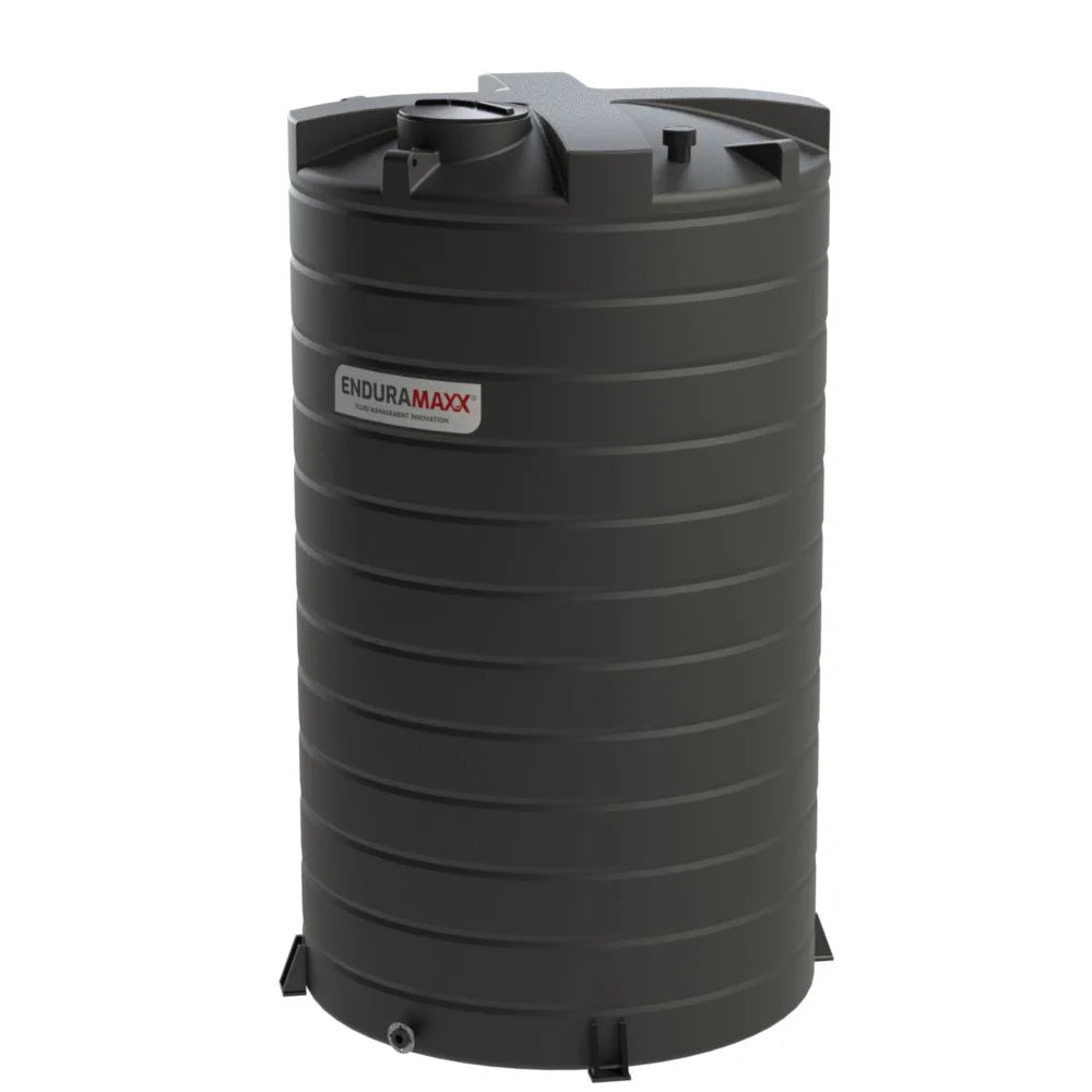 25,000 Litre Vertical Liquid Fertiliser Tank with 4" Mushroom Vent & Bolt Down Feet