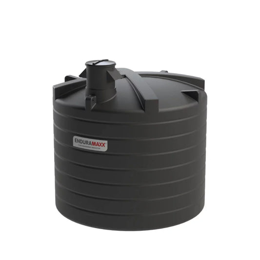 25,000 Litre Low Profile Vertical Tank with Turret with AB air gap weir for up to 50mm inlet