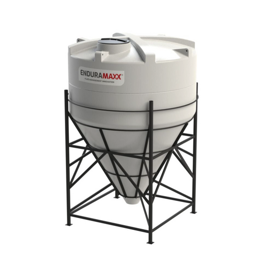 10,000 Litre 15 Degree Cone Tank with Frame