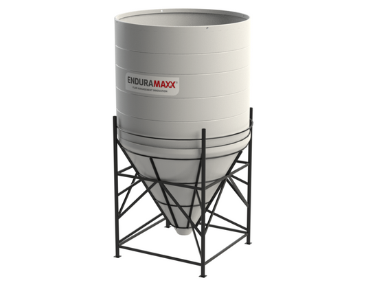 12,000 Litre 60 Degree Open Top Cone Tank with Frame