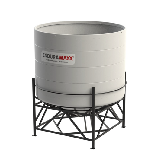 9,000 Litre 30 Degree Open Top Cone Tank with Frame