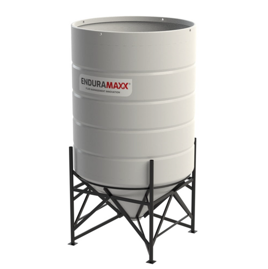 6,900 Litre 45 Degree Open Top Cone Tank with Frame