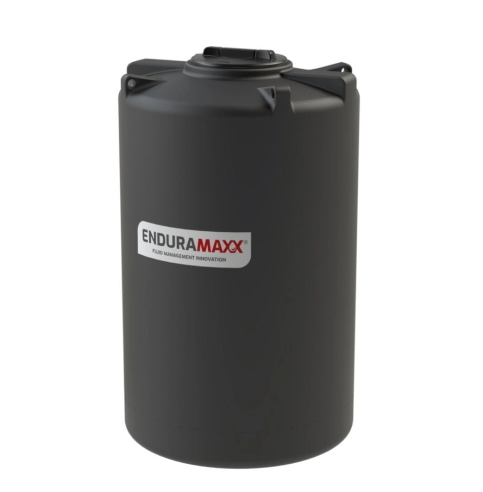 825 Litre Vertical Tank - Black - Potable Water