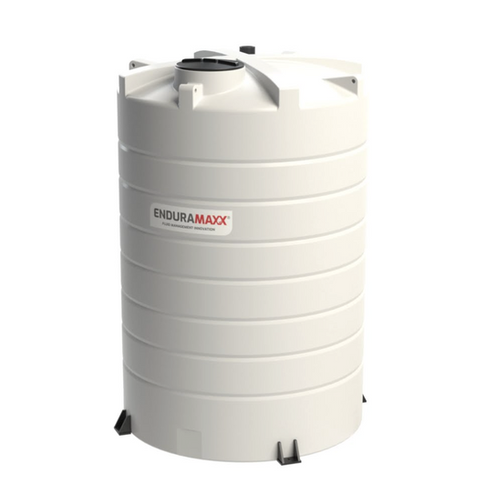 15,000 Litre Vertical Liquid Fertiliser Tank with 4" Mushroom Vent & Bolt Down Feet