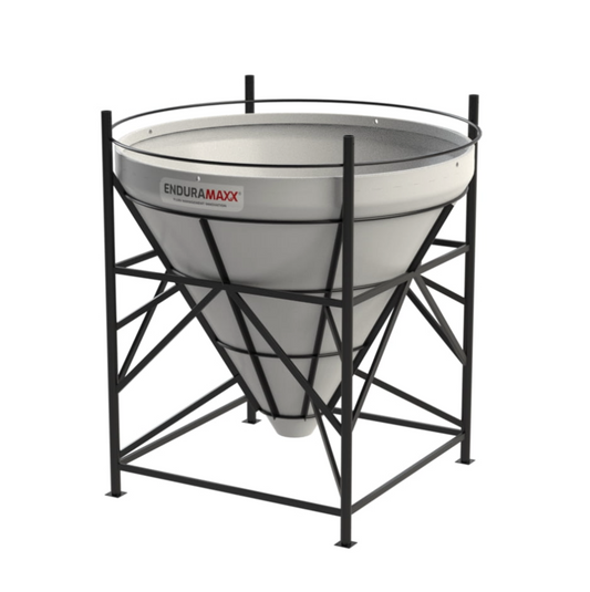 4,000 Litre 60 Degree Open Top Cone Tank No Frame