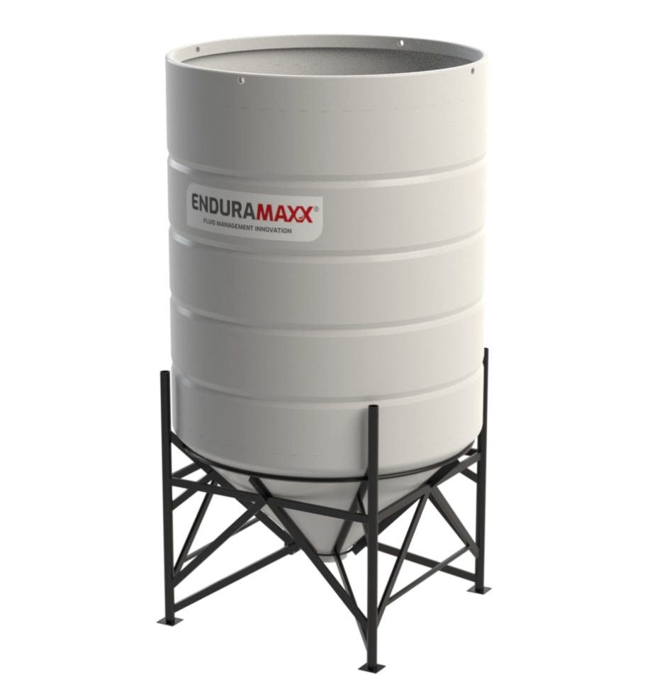 6,900 Litre 45 Degree Open Top Cone Tank No Frame