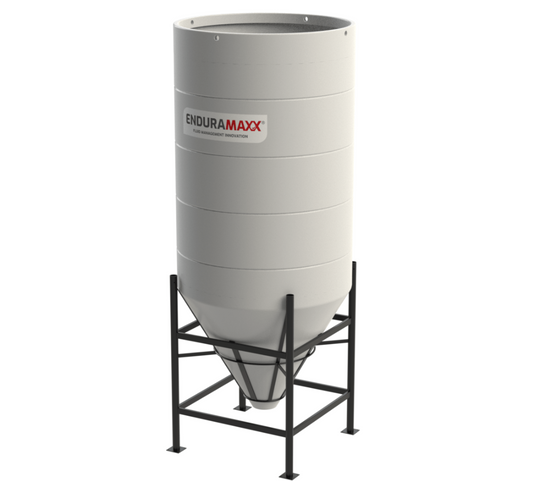 3,650 Litre 60 Degree Open Top Cone Tank No Frame