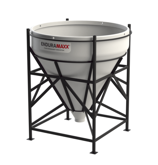 2,000 Litre 60 Degree Open Top Cone Tank No Frame