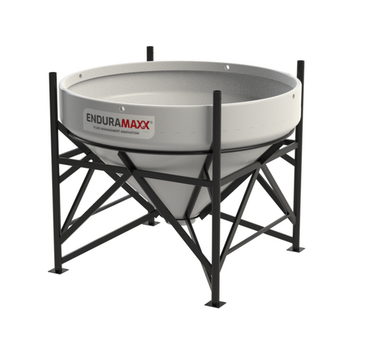 1,500 Litre 45 Degree Open Top Cone Tank No Frame