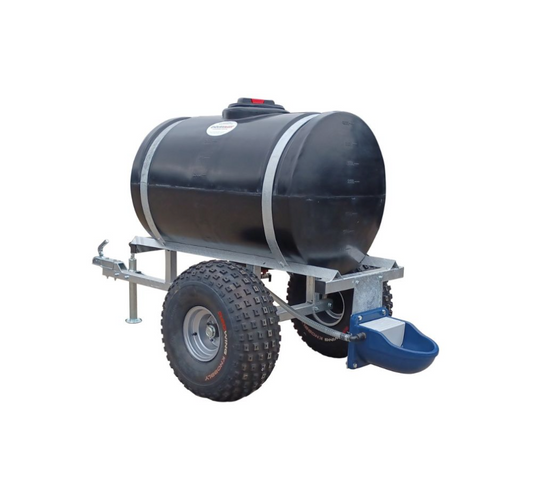 300 Litre Site Tow Bowser with D1 4ltr trough - Black Tank